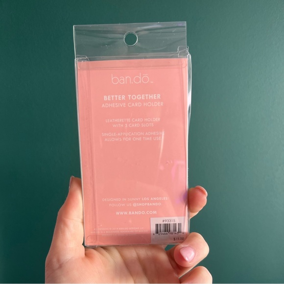 ๐บ ๐ Ban.do better together leatherette card holder / floral ๐ธ ๐ NWT - Picture 2 of 4